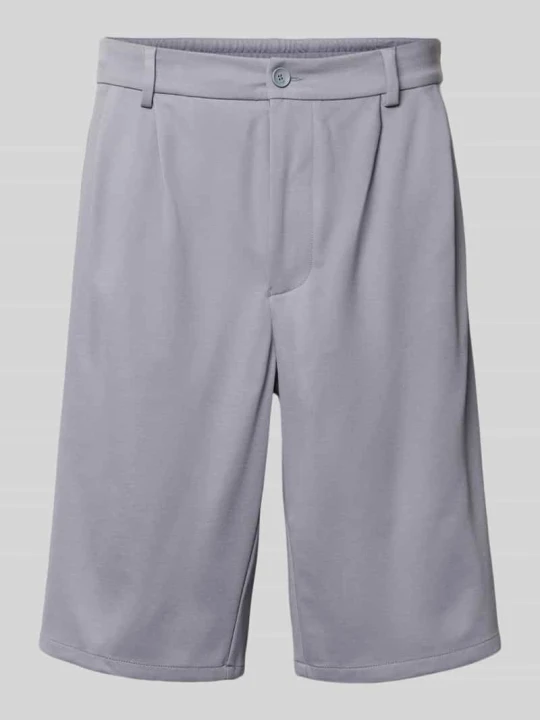 Zdjęcie produktu Szorty bermudy o kroju relaxed fit z mieszanki wiskozy model 'SH_UNION PLEAT' Boss
