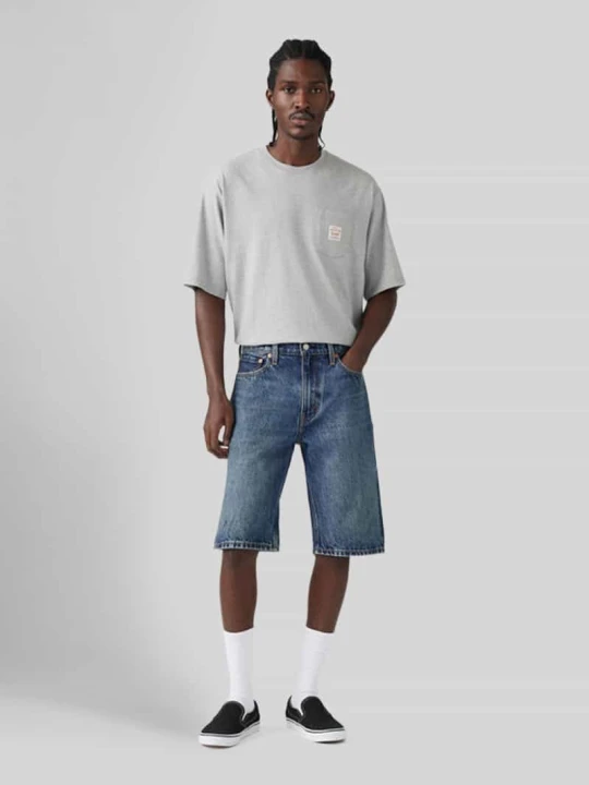 Zdjęcie produktu Szorty bermudy z 5 kieszeni Levi's Jeansowy niebieski