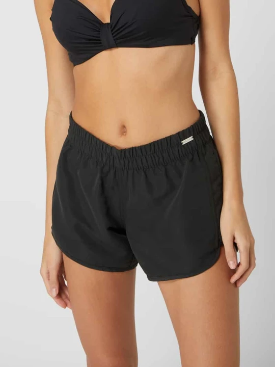Zdjęcie produktu Szorty bikini z kieszenią z wypustką Lascana Czarny