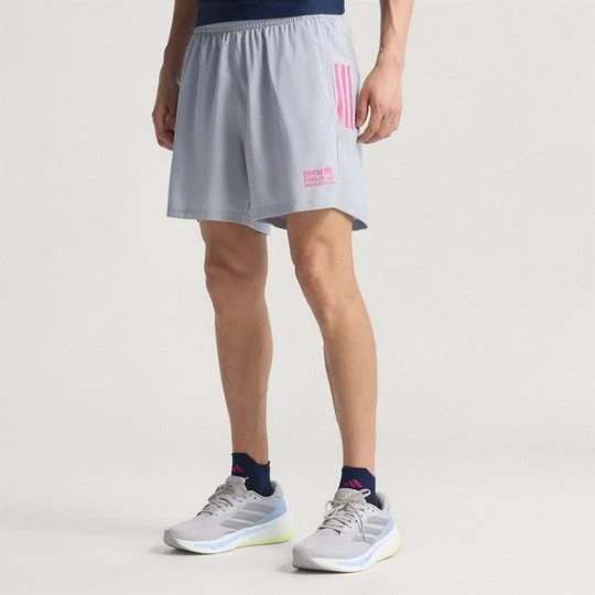 Zdjęcie produktu Szorty BMW Berlin-Marathon 2025 Adidas Halo Silver