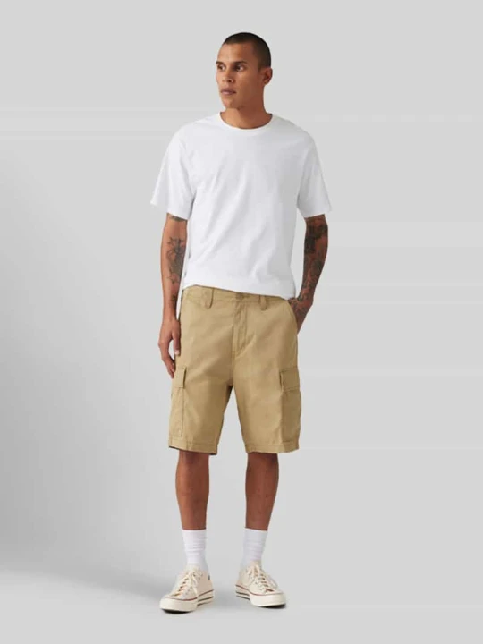Zdjęcie produktu Szorty cargo o kroju regular fit z czystej bawełny Levi's Piaskowy