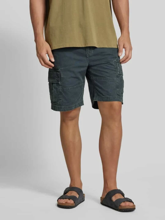 Zdjęcie produktu Szorty cargo o kroju regular fit z paskiem Superdry Granatowy
