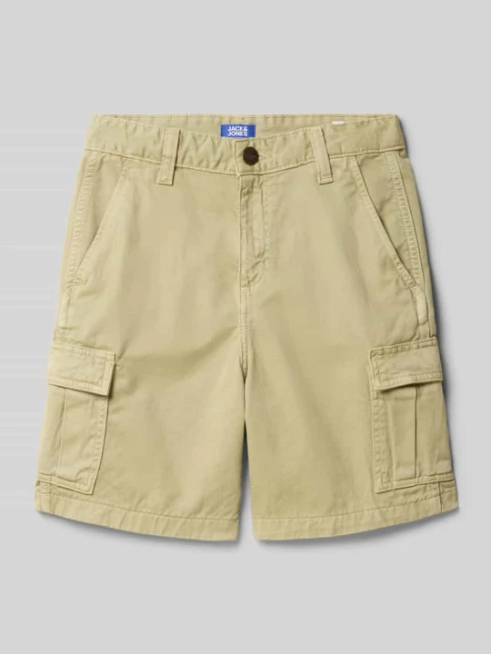 Zdjęcie produktu Szorty cargo o kroju regular fit z wpuszczanymi kieszeniami model ‘KARL’ Jack&Jones Camel