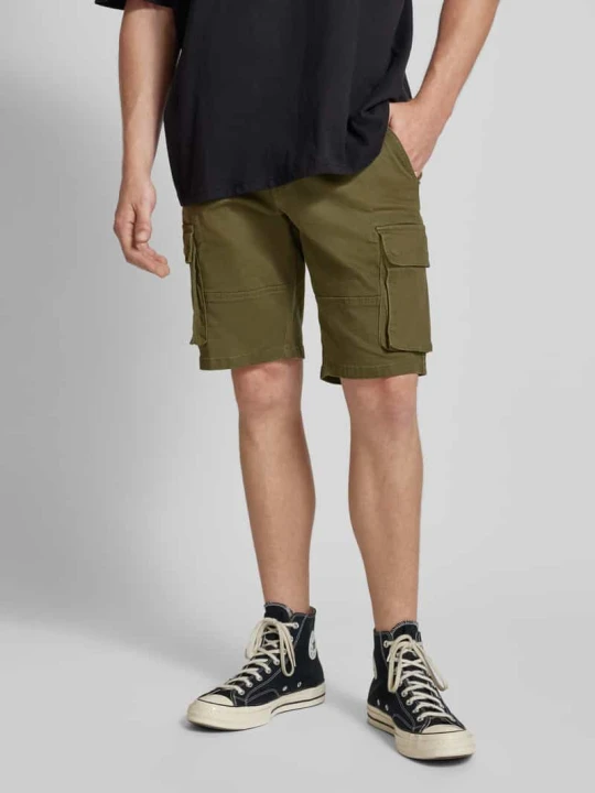 Zdjęcie produktu Szorty cargo o kroju regular fit ze szlufkami na pasek model ‘CAM’ Only & Sons Khaki