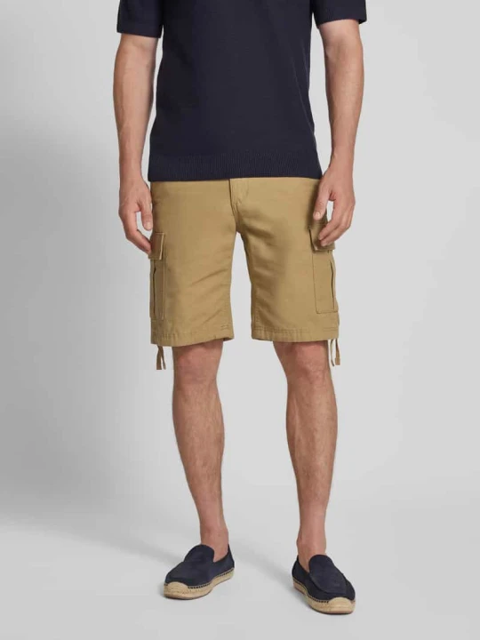 Zdjęcie produktu Szorty cargo o kroju regular fit ze szlufkami na pasek model ‘COLE BARKLEY’ Jack&Jones Beżowy