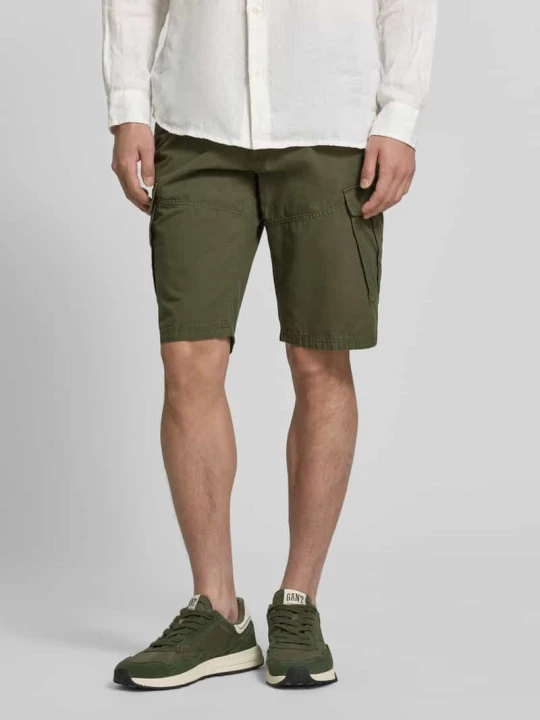 Zdjęcie produktu Szorty cargo o kroju relaxed fit z czystej bawełny model 'FILE' s.Oliver Oliwkowy