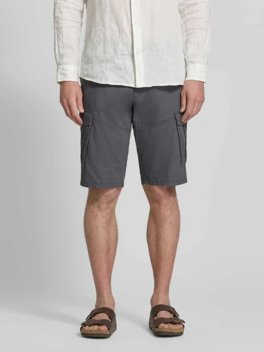 Zdjęcie produktu Szorty cargo o kroju relaxed fit z czystej bawełny model 'FILE' s.Oliver Antracytowy