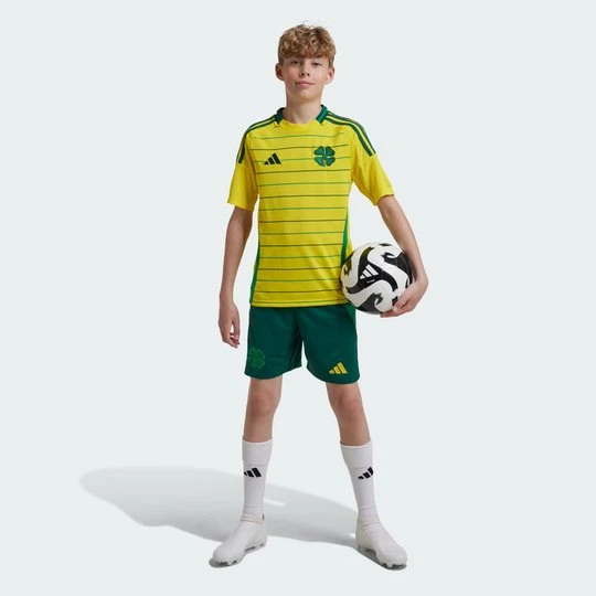Zdjęcie produktu Szorty Celtic FC 24 / 25 Away Kids Adidas Team Dark Green