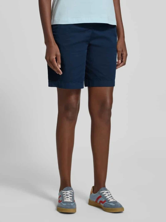 Zdjęcie produktu Szorty chino o kroju regular fit z mieszanki bawełny i lyocellu Tommy Hilfiger Granatowy