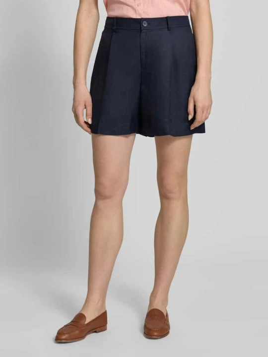 Zdjęcie produktu Szorty chino o kroju regular fit z mieszanki lnu i wiskozy Lauren Ralph Lauren Granatowy
