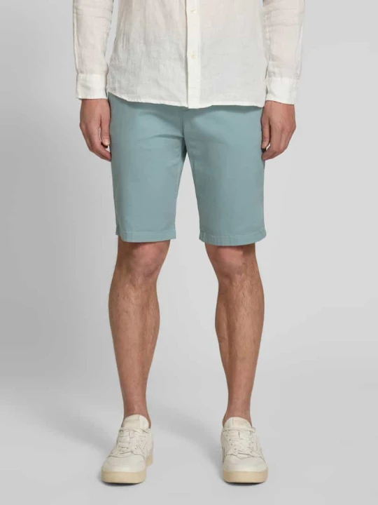 Zdjęcie produktu Szorty chino o kroju slim fit z czystej bawełny Tom Tailor Miętowy