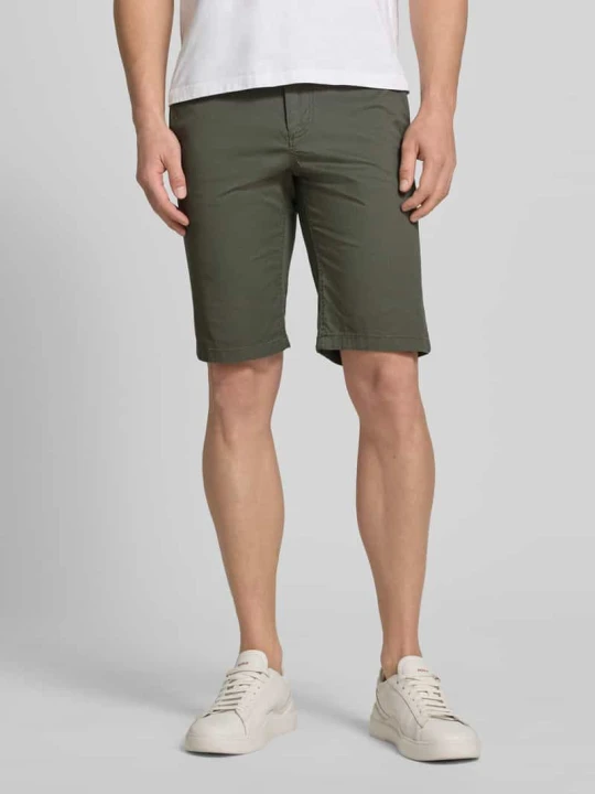 Zdjęcie produktu Szorty chino o kroju slim fit z mieszanka bawełny Tom Tailor Khaki