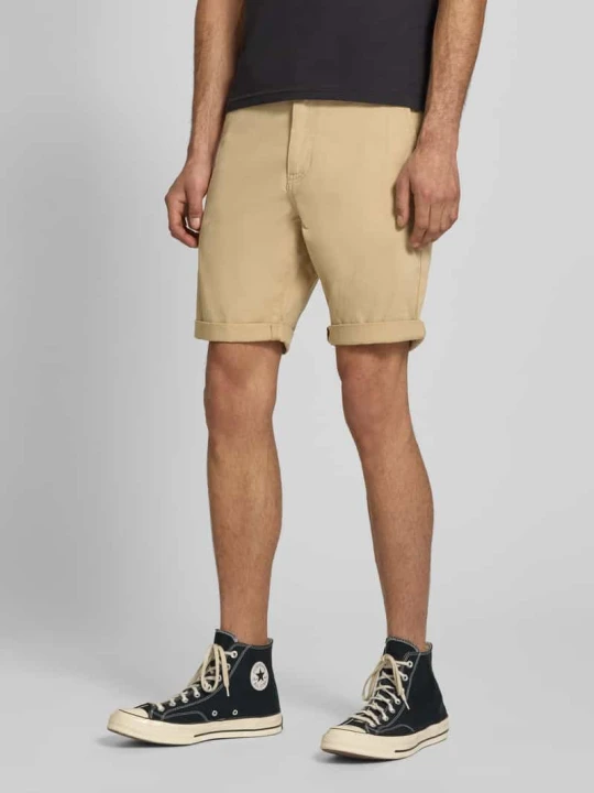 Zdjęcie produktu Szorty chino o kroju slim fit z mieszanka bawełny Tommy Jeans Beżowy