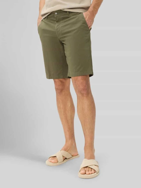 Zdjęcie produktu Bermudy o kroju regular fit z ultralight wykończeniem model 'Bozen' BRAX Oliwkowy