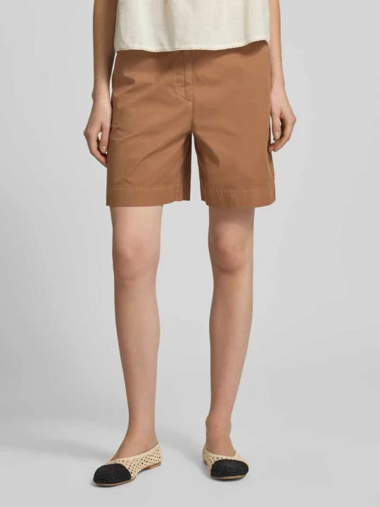 Zdjęcie produktu Szorty chino w kroju regular fit z mieszanki bawełny Marc O'Polo Orzechowy
