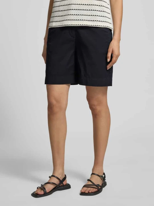 Zdjęcie produktu Szorty chino w kroju regular fit z mieszanki bawełny Marc O'Polo Granatowy