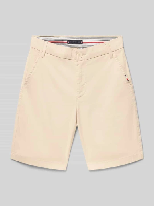 Zdjęcie produktu Szorty chino w kroju regular fit z mieszanki bawełny Tommy Hilfiger Beżowy
