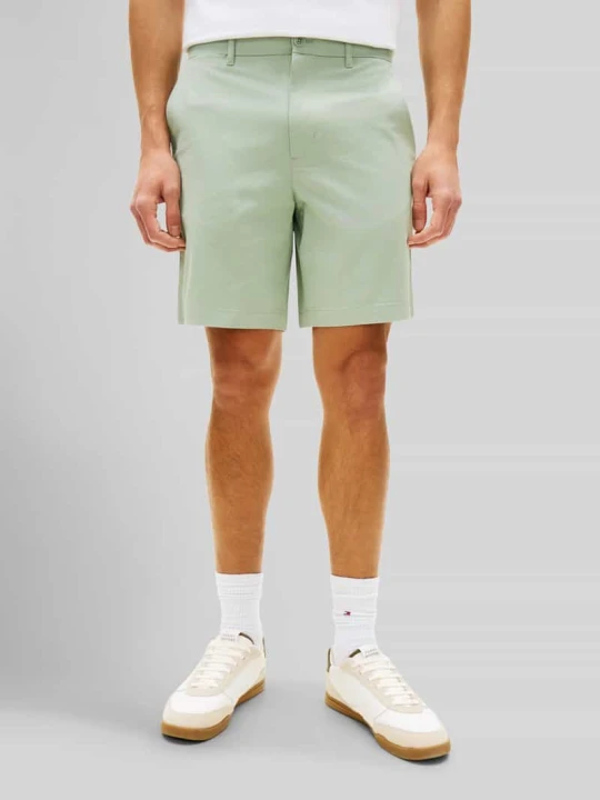 Zdjęcie produktu Szorty chino z mieszanka bawełny model 'DOVER' Tommy Hilfiger Miętowy