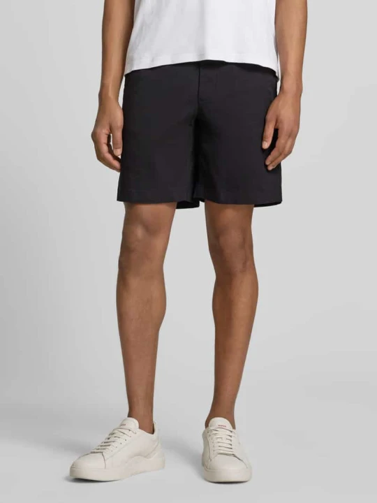 Zdjęcie produktu Szorty chino z mieszanka bawełny model 'DOVER' Tommy Hilfiger Czarny