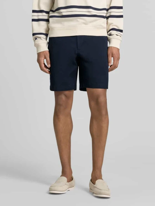 Zdjęcie produktu Szorty chino z mieszanka bawełny model 'DOVER' Tommy Hilfiger Granatowy