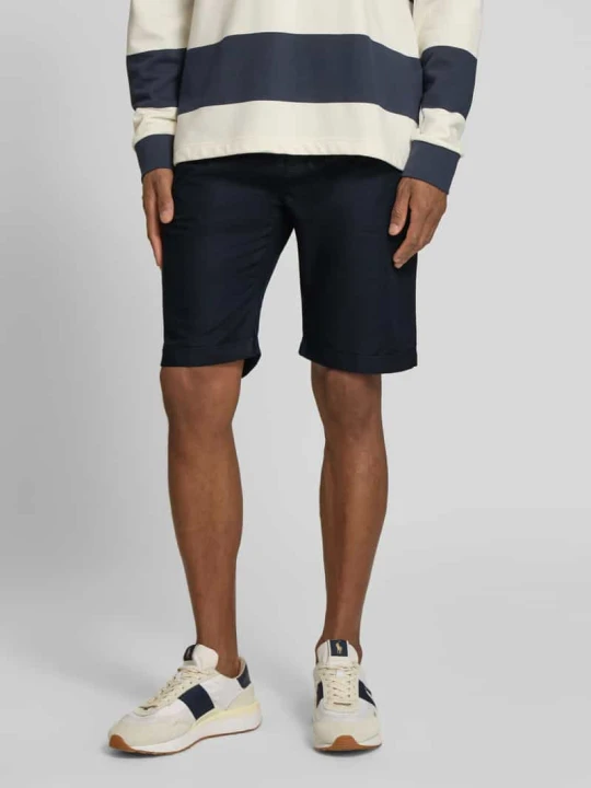 Zdjęcie produktu Szorty chino ze ściągaczem model 'DAWSON' Lerros Granatowy