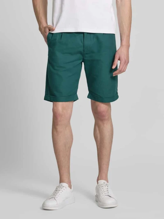 Zdjęcie produktu Szorty chino ze ściągaczem model 'DAWSON' Lerros Zielony