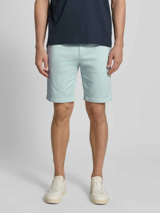 Zdjęcie produktu Szorty chinos z mieszanki bawełny w kroju slim fit Boss Miętowy