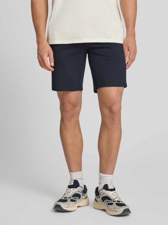 Zdjęcie produktu Szorty chinos z mieszanki wiskozy krój regular fit Model 'MARK' Only & Sons Ciemnoniebieski