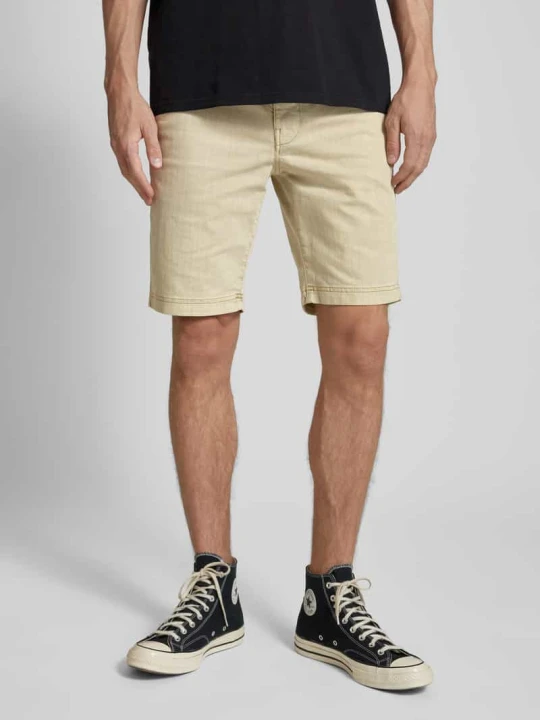 Zdjęcie produktu Szorty chinosy o kroju regular fit z bocznymi, wpuszczanymi kieszeniami Superdry Jasnoszary