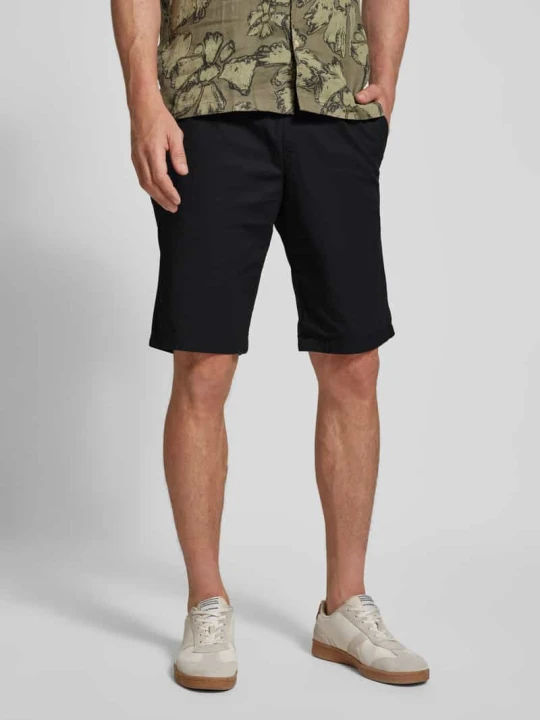 Zdjęcie produktu Szorty chinosy o kroju regular fit z czystej bawełny Tom Tailor Czarny