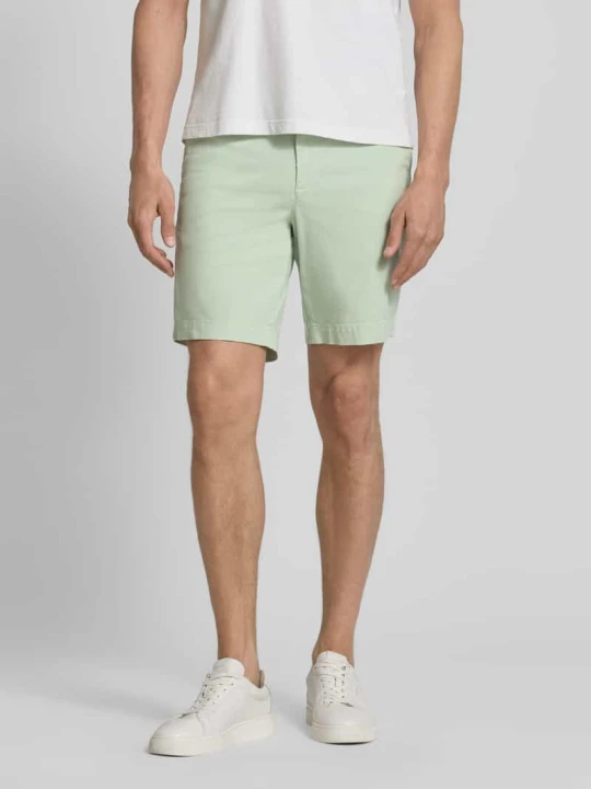 Zdjęcie produktu Szorty chinosy o kroju regular fit z mieszanki bawełny model 'CHINO' ARMEDANGELS Limonkowy