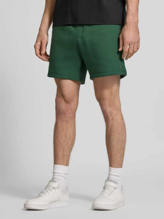 Zdjęcie produktu Szorty z bawełnianej mieszanki w kroju regular fit Tommy Jeans Zielony