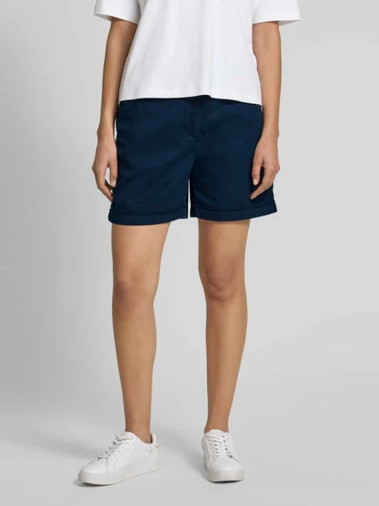 Zdjęcie produktu Szorty chinosy o kroju regular fit z mieszanki lyocellu i bawełny Tommy Hilfiger Granatowy