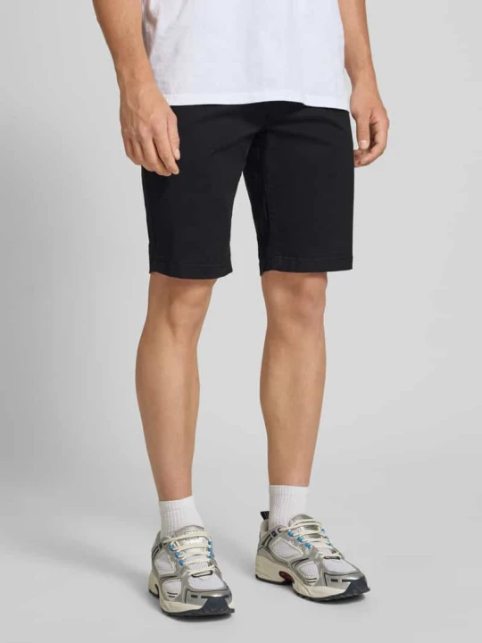 Zdjęcie produktu Szorty chinosy o kroju slim fit z mieszanki bawełny model ‘SCANTON’ Tommy Jeans Czarny