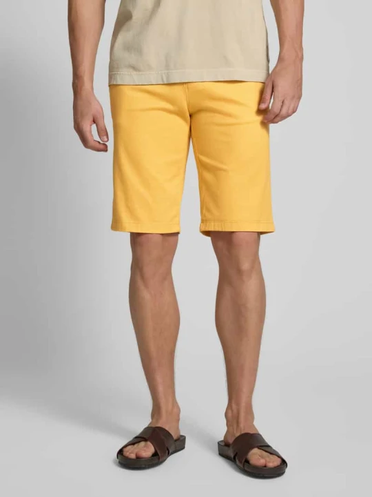 Zdjęcie produktu Szorty chinosy o kroju slim fit z mieszanki bawełny Tom Tailor Pomarańczowy