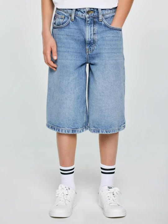 Zdjęcie produktu szorty chłopięce jeansowe niebieskie andys 190 Big Star