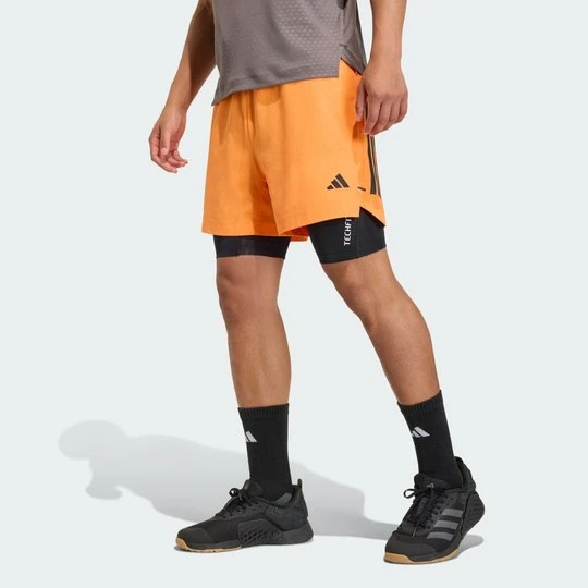 Zdjęcie produktu SZORTY D4T POWER 3 STRIPES Adidas Pure Orange