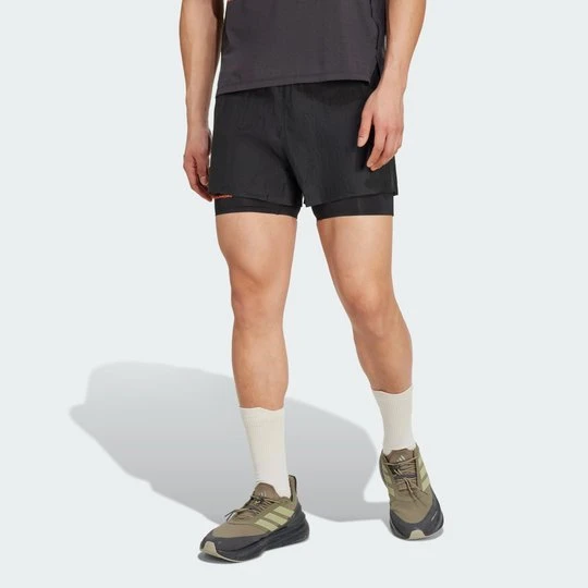 Zdjęcie produktu Szorty do biegania 2 w 1 Adi365 H.Koumori Adidas czarny