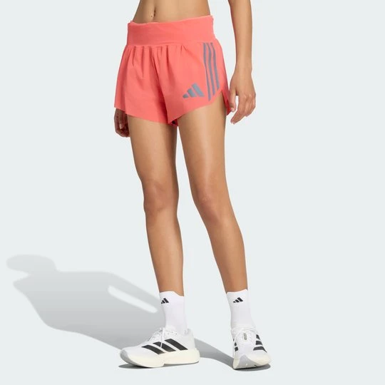 Zdjęcie produktu Szorty do biegania z kieszeniami Adizero Pro Adidas różowy