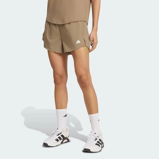 Zdjęcie produktu Szorty do ćwiczeń Essentials 2in1 Adidas Khaki Six