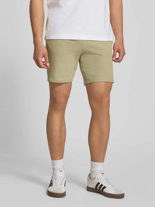 Zdjęcie produktu Szorty dresowe o kroju loose fit z mieszanka bawełny model 'KIAN' Only & Sons Miętowy