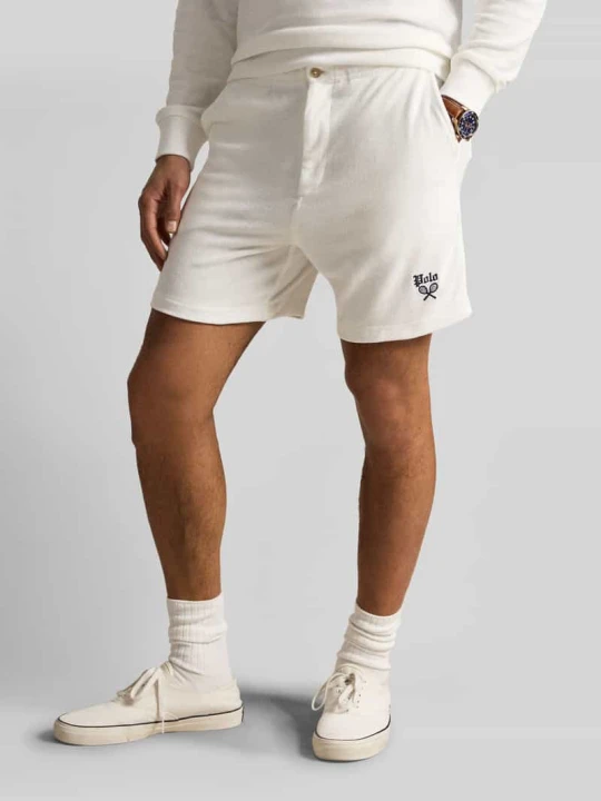 Zdjęcie produktu Szorty dresowe o kroju regular fit z mieszanka bawełny Polo Ralph Lauren Biały