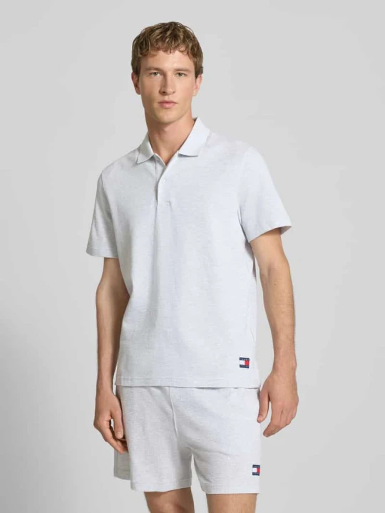 Zdjęcie produktu Szorty dresowe o kroju regular fit z mieszanka bawełny Tommy Jeans Jasnoszary melanż
