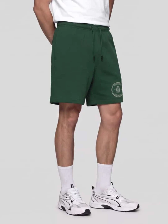 Zdjęcie produktu Szorty dresowe o kroju regular fit z mieszanki bawełny Nike Ciemnozielony