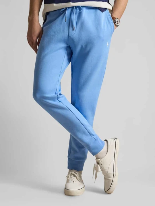 Zdjęcie produktu Szorty dresowe o kroju tapered z mieszanki bawełny Polo Ralph Lauren Jasnoniebieski