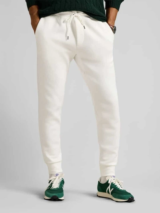 Zdjęcie produktu Szorty dresowe o kroju tapered z mieszanki bawełny Polo Ralph Lauren Złamany biały