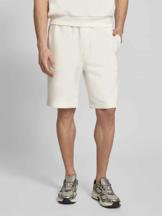Zdjęcie produktu Szorty dresowe w kroju relaxed fit z czystej bawełny Lacoste Złamany biały