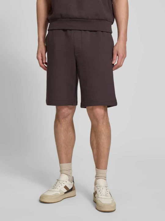 Zdjęcie produktu Szorty dresowe w kroju relaxed fit z czystej bawełny Lacoste Czekoladowy