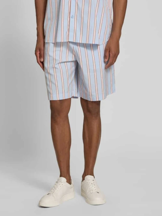 Zdjęcie produktu Szorty dresowe w kroju relaxed fit z czystej bawełny Lacoste Błękitny