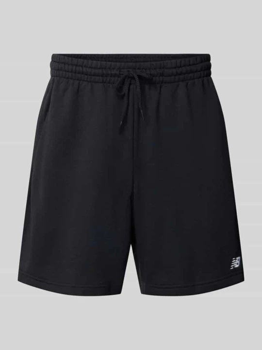Zdjęcie produktu Szorty dresowe z mieszanka bawełny model 'FRENCH' New Balance Czarny